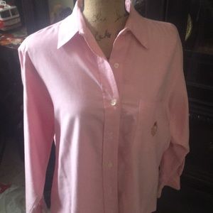 Ralph Lauren Pink Button Down Shirt